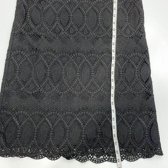 WHITE House Black Market OTS Lace Shift Dress - Picture 12 of 12